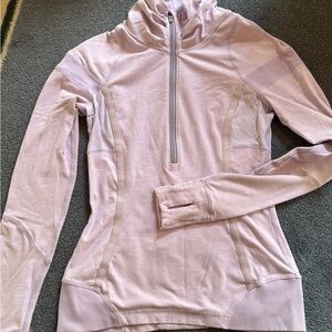 Lululemon Lavender Cold Hands Quarter Zip Running Pullover Size 6